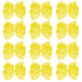 Oaoleer Big Hair Bows for Girls 12 PCS 6" Yellow Grosgrain Ribbon Large Boutique Bow Alligator Clips Hair Accessories for Toddlers Little Girls Kids