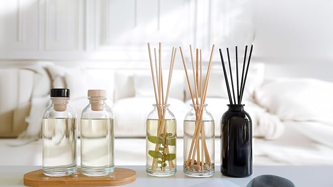 Urban Naturals Reed Diffuser Oil Refill, Cedarwood Vanilla Fragrance Oil with Oak, Cedar, Vanilla, 4 oz + Free Reed Sticks, Made in the USA