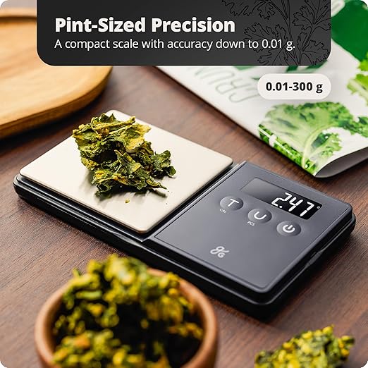 Greater Goods Precision Pocket Scale - 300 x 0.01g, Digital Milligrams Scale with 6 Units for Jewelry, Coins, Herbs, Food and Small Precise Things