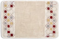 Zahari Home Sedona Modern Bathroom Rug Classic Luxury Bath Rug Contemporary Decor Beautiful Shower Mat Unique Design Stylish Bathroom Rug Bath Shower Tub Decor