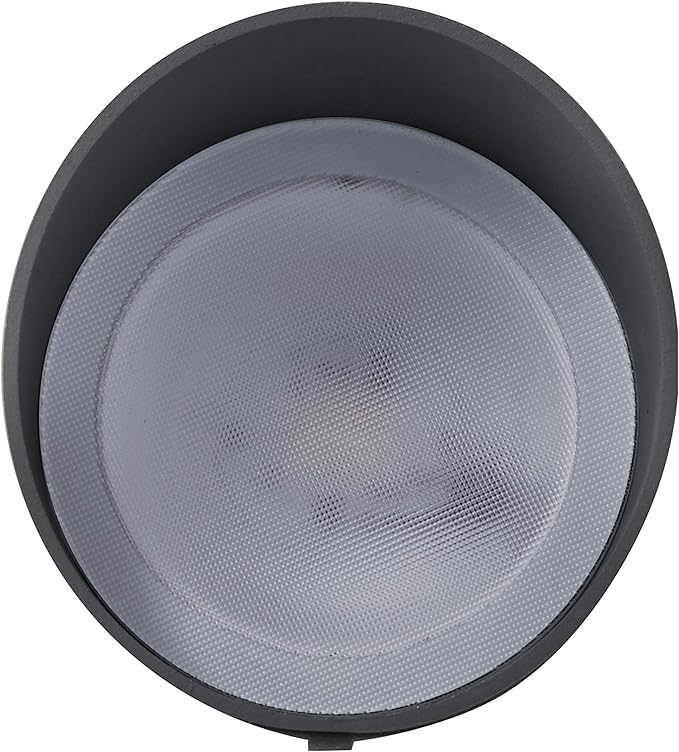 Nuvo 62/1207 One Light 12.2-Inch LED Landscape Floodlight, 12W/120V, 3000K/1240 Lumens, Dark Gray