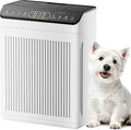 Air Purifiers for Home Large Room, Air Purifier up to 2200sq.ft, PM2.5 Air Quality Display, Sleep Mode with Fragrance for Smoke Dust Odors, ET066, White, 1Pack+3Modes
