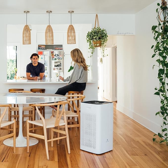 Medify MA-112 Air Purifier V3.0 with True HEPA H13 Filter|5,948 ft² Coverage in 1hr for Smoke, Wildfires, Odors, Pollen, Pets | Quiet 99.9% Removal to 0.1 Microns | White, 1-Pack