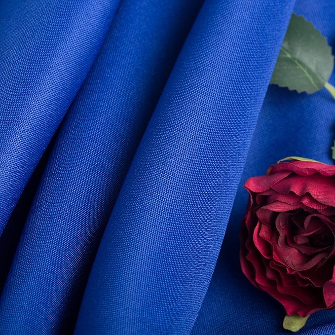 6 Pack Royal Blue Round Tablecloths 70 Inches Table Cloth Stain and Wrinkle Resistant Washable Polyester Table Cover Fabric for Party, Wedding,Dining,and Banquet Decoration