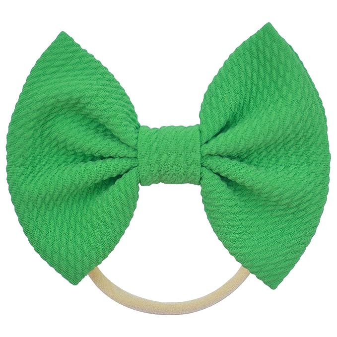 Toptim Baby Girl's Headbands and Bows for Newborn Infant Toddler Photographic Accessories (4.1“ Bows)