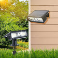 Toodour Solar Spot Light Outdoor, 2 Pack Solar Lights Outdoor with 2 Modes, Waterproof Solar Powered Flood Lights Landscape Lighting for Yard Garden Home Pathway Walkway Outdoor Decor - Cool White