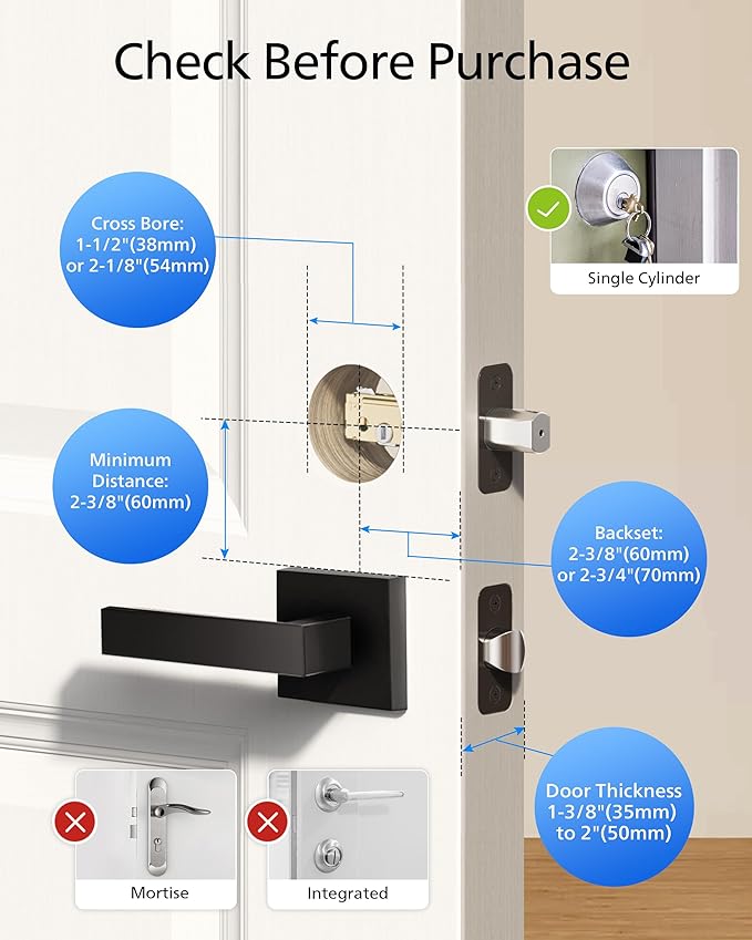 Philips Fingerprint Electronic Door Lock, Keyless Entry Door Lock with Touchscreen, Long-Last Battery Life, Auto-Lock, One-Time Code, One-Touch Locking, Satin Nickel