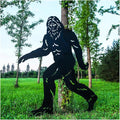7.4ft Bigfoot Outdoor Decor Metal Big Foot Sasquatch Gifts for Men Women Dad Bigfoot Silhouette Statues for Garden, Outside, Yard Art, Patio, Yard Display, Forests, Lawn Decorations