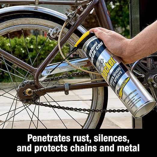 Multi-Purpose Lubricant Spray 15.2 fl oz - Penetrating Oil & Anti-Corrosion Spray for Rusted Bolts, Tools, Bikes & Garden Equipment, Water-Resistant Protective Coating