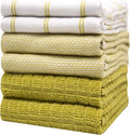 Premium Kitchen Towels | Large Cotton Dish Towels | Flat & Terry Highly