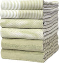 Premium Kitchen Towels | Large Cotton Dish Towels | Flat & Terry Highly